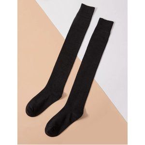 Black Over The Knee Socks Brand New